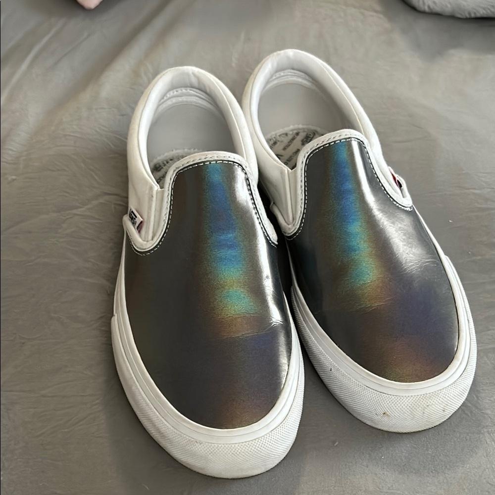 Holographic Slip-On Vans Shoes